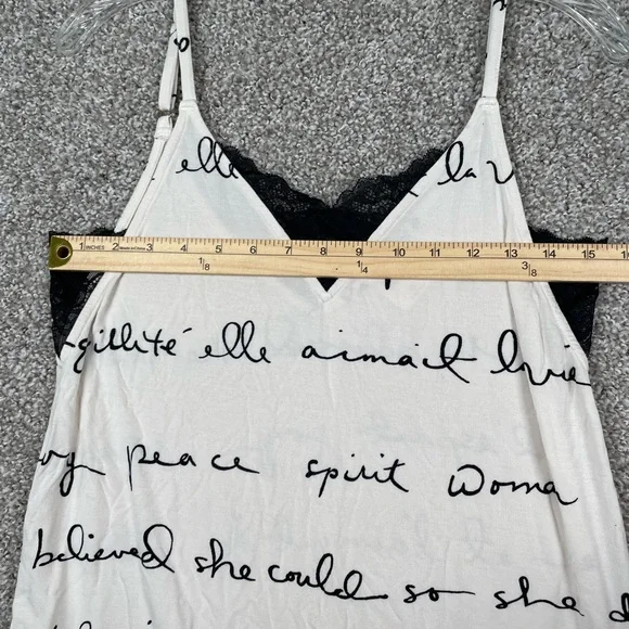 Soma 2 pc V-Neck Cami & Shorts Pajama Set Cream
Black Script Womens Size XS - Picture 8 of 11